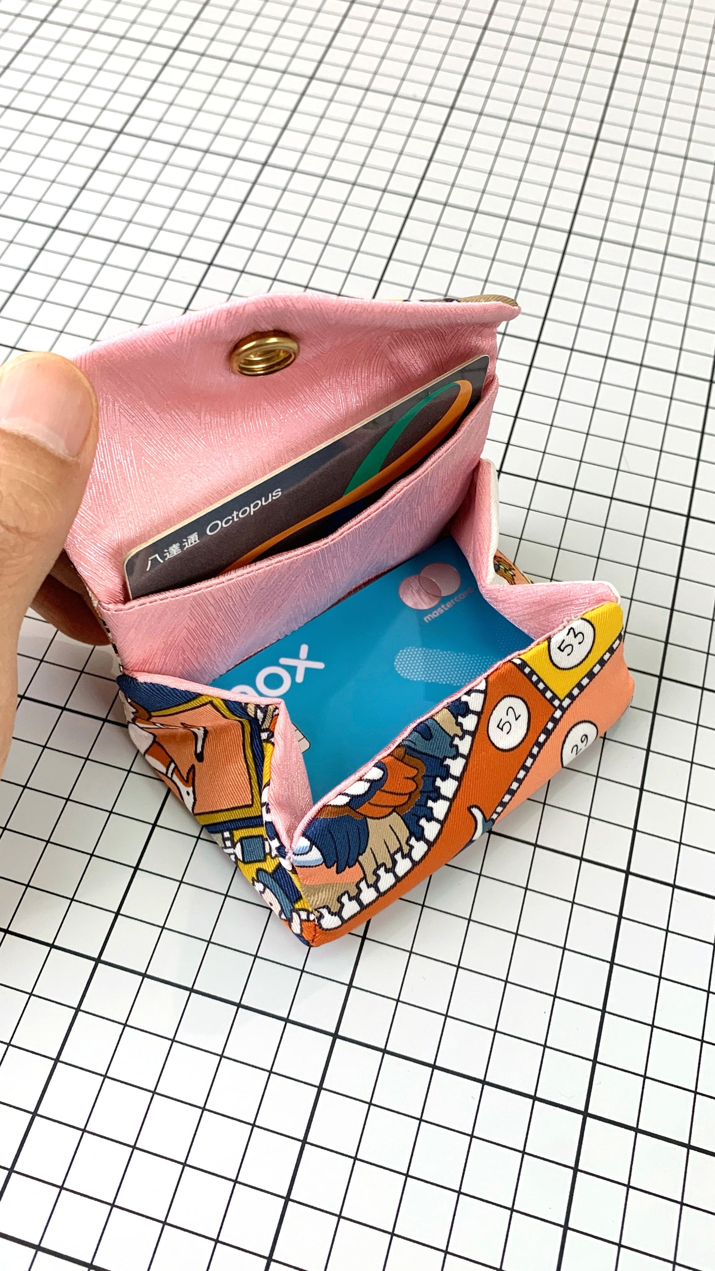 .REWORKED Scarf Card Holder